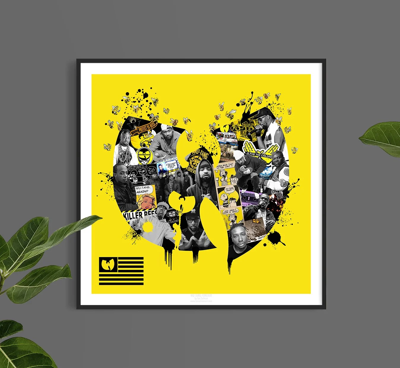 Wu Tang Forever - Limited Edition print. Hip Hop wall art, Rap
